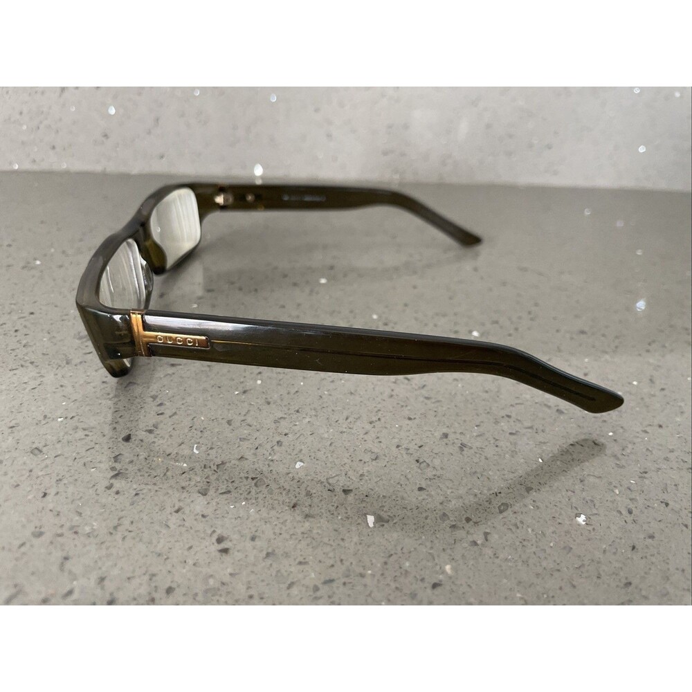 Gucci GG 1444 988 Brown Rectangular Eyeglasses Frames ONLY 130 Full Rim Italy - Picture 3 of 15